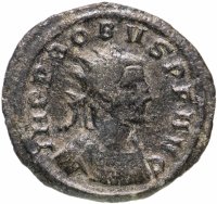 купить Римская Империя, Проб, 276–282 гг, антониниан (реверс: Марс стоит прямо, в руках ветвь и копье)