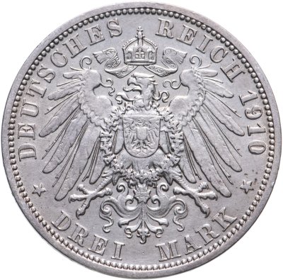 купить Германская империя (Пруссия) 3 марки (mark) 1910