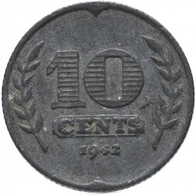 купить Нидерланды 10 центов (cents) 1942
