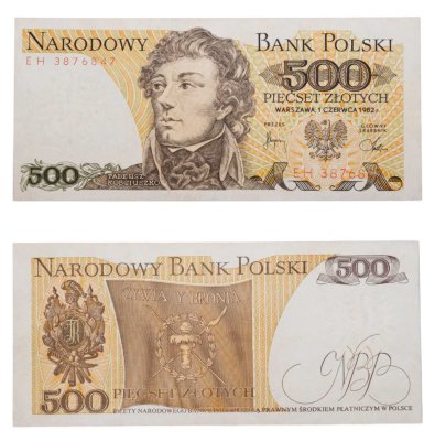 купить Польша 500 злотых 1982