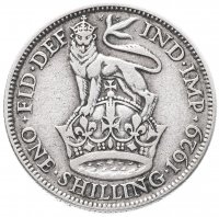 Купить Великобритания 1 шиллинг 1929