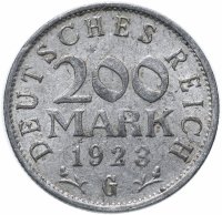 купить Германия 200 марок 1923 G