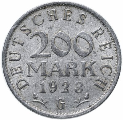 купить Германия 200 марок 1923 G