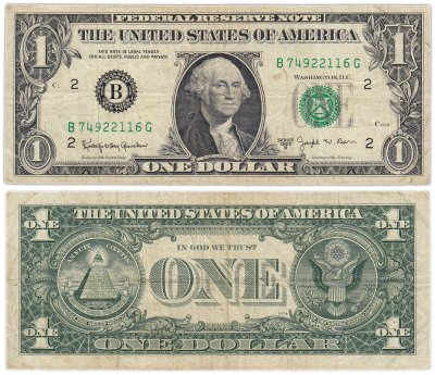 купить США 1 доллар 1963 B