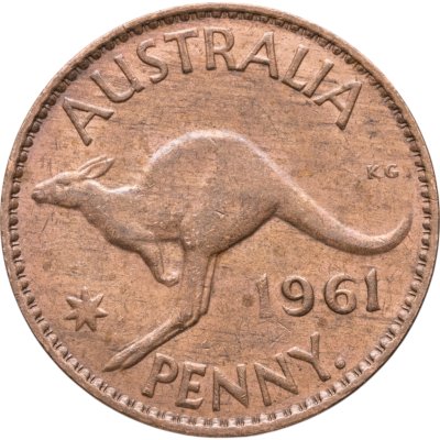 купить Австралия 1 пенни (penny) 1961