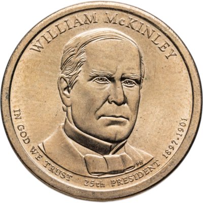 купить США 1 доллар 2013 P Уильям Мак-Кинли (25-й президент США)