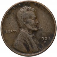 Купить США 1 цент (cent) 1935 S