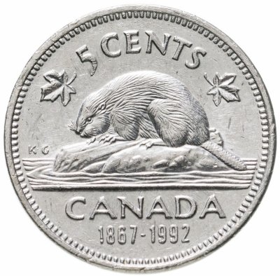 купить Канада 5 центов (cents) 1992 "125 лет Конфедерации Канада"