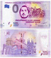 купить 0 евро (euro) "200-летие Фридриха Энгельса. Вупперталь" 2020 1-серия ( XE QB-1a )