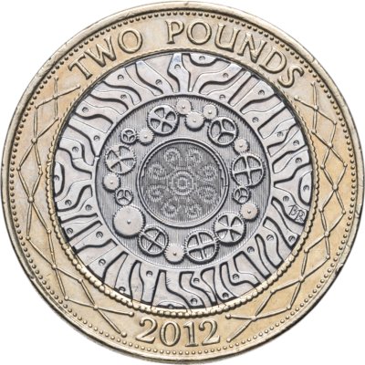 купить Великобритания 2 фунта (pounds) 2012