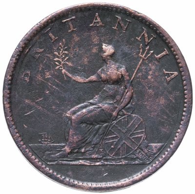 купить Великобритания 1/2 пенни (penny) 1807