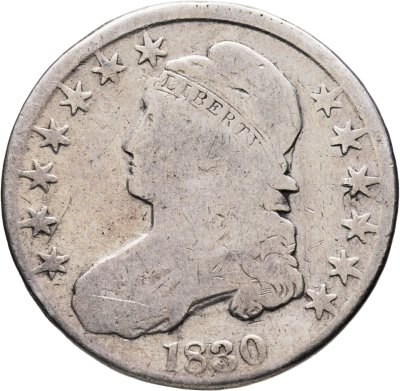 купить США 50 центов (cents) 1830 Capped Bust Half Dollar