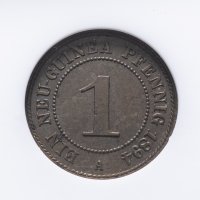 купить Новая Гвинея 1 пфенниг (pfennig) 1894 в слабе