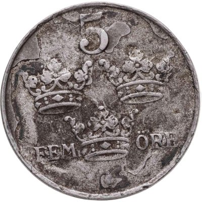 купить Швеция 5 эре (ore) 1949