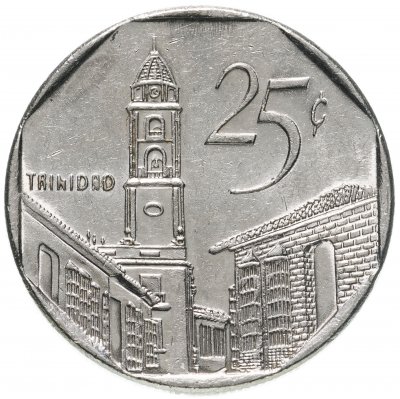 купить Куба 25 сентаво (centavos) 2002