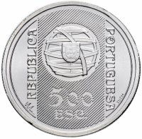 Купить Португалия 500 эскудо (escudos) 1996 "150 лет банку Португалии"