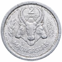 купить Мадагаскар 2 франка (francs) 1948