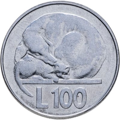 купить Сан-Марино 100 лир 1975 "Любовь у животных"