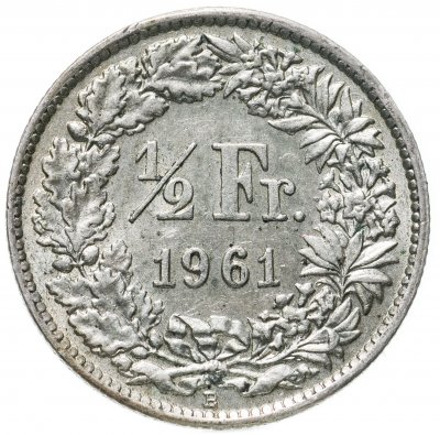 купить Швейцария 1/2 франка (franc) 1875-1967, случайный год