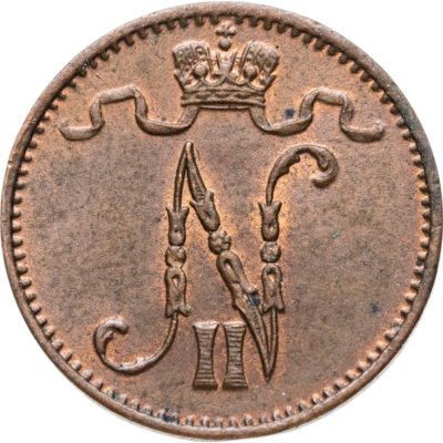 купить 1 пенни (penni) 1894-1917, Российская Финлянди, случайный год