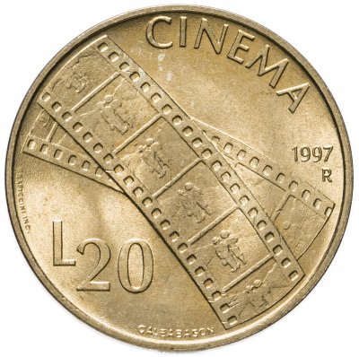 купить Сан-Марино 20 лир (lire) 1997