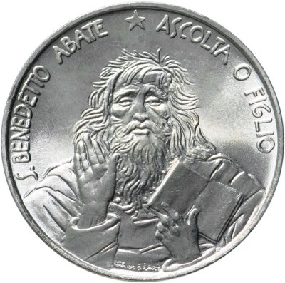 купить Сан-Марино 1000 лир (lire) 1980 "1500 лет со дня рождения Св. Бенедикта Нурсийского"