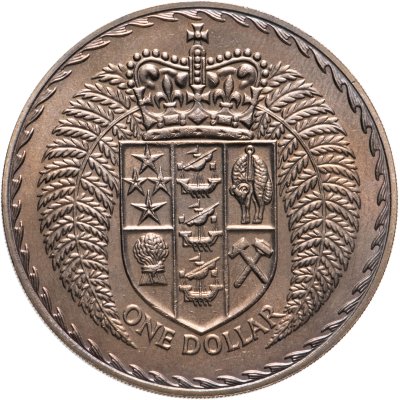 купить Новая Зеландия 1 доллар (dollar) 1971