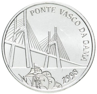 купить Португалия 500 эскудо (escudos) 1998 "Открытие моста Васко да Гама"