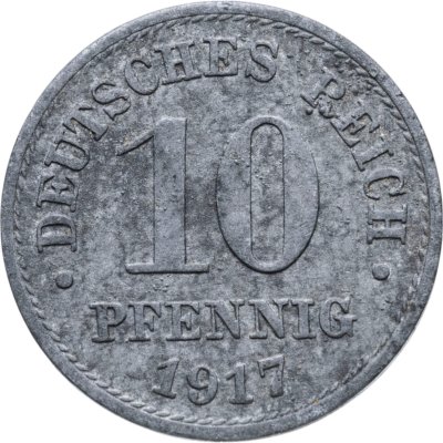 купить Германия 10 пфеннигов 1917
