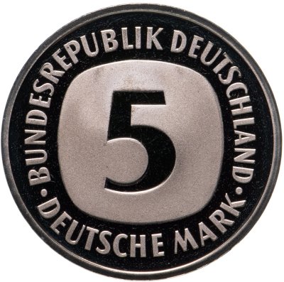купить Германия 5 марок 1983, знак монетного двора: "D" - Мюнхен