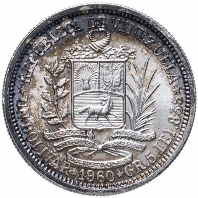 купить Венесуэла 1 боливар (bolivar) 1960