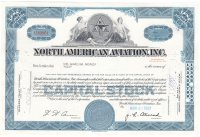 купить Акция США North American Aviation, Inc. 1956-1967 гг.