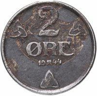 Купить Норвегия 2 эре 1943-1945 случайный год