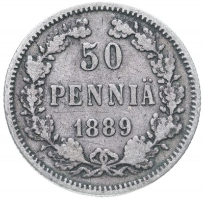 купить 50 пенни 1889 L, для Финляндии