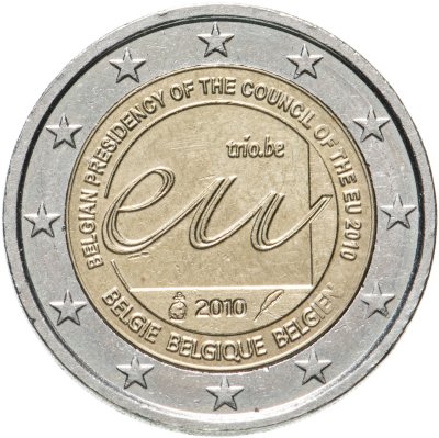 купить Бельгия 2 euro (евро) 2010 "Председательство Бельгии в Совете ЕС"