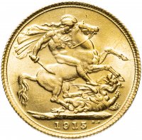 Купить Великобритания - Георг V соверен 1915