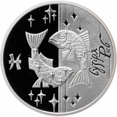 купить Украина 5 гривен 2007 Proof "Знаки зодиака - Рыбы"