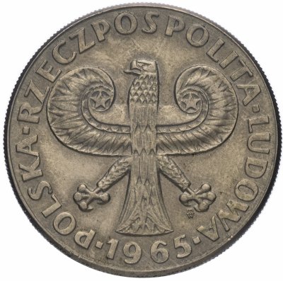 купить Польша 10 злотых 1965 "700 лет Варшаве, Колонна Сигизмунда"