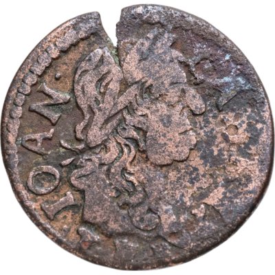 купить Речь Посполитая 1 солид 1664 Ян II Казимир - герб Польши на реверсе