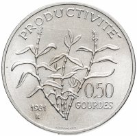 Купить Гаити 0,5 гурда (gourde) 1981 ФАО