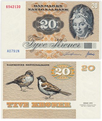 купить Дания 20 крон 1972