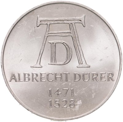 купить Германия 5 марок (deutsche mark) 1971 "500 лет со дня рождения Альбрехта Дюрера"