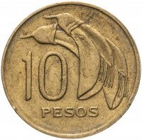 купить Уругвай 10 песо (pesos) 1969