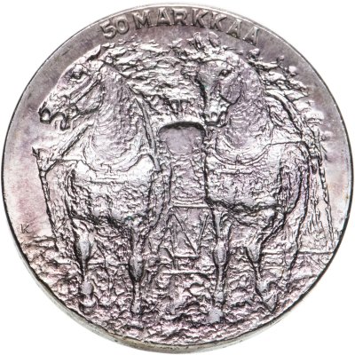 купить Финляндия 50 марок (markkaa) 1981 80 лет со дня рождения президента Урхо Кекконен