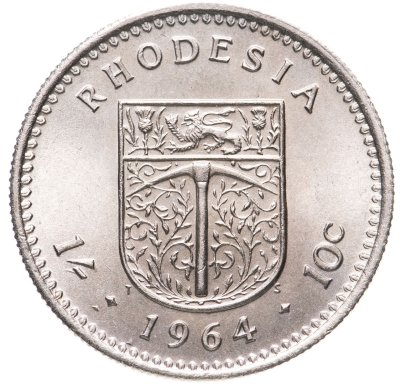 купить Родезия 1 шиллинг (shilling) - 10 центов (cents) 1964
