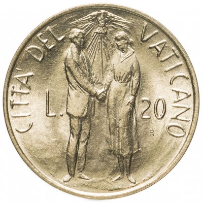 купить Ватикан 20 лир (lire) 1983