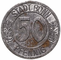 купить Германия (Бонн) нотгельд 50 пфеннигов 1920 "Людвиг ван Бетховен"