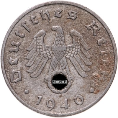купить Германия (Третий рейх) 10 рейхспфеннигов (reichspfennig) 1940