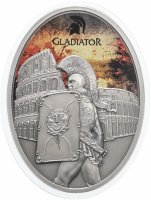 купить Остров Фиджи 10 долларов 2013 "Гладиатор Провокатор" в футляре, с сертификатом