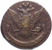 Купить 5 копеек 1769 ЕМ орёл 1770-1777, нового образца